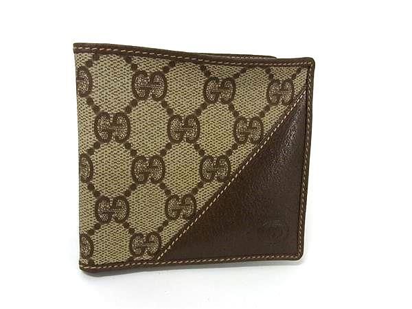 ✨️美品✨️ グッチ 長財布 GG柄 GGスプリーム PVC レザー ブラウン GUCCI グッチ 財布 GGスプリーム 二つ折り財布 034 662 6399