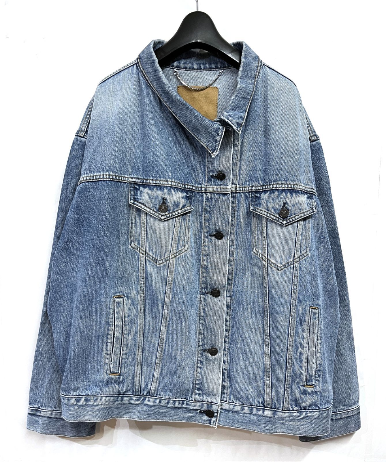 BALENCIAGA｜バレンシアガ PULLED DENIM JACKET プルドデニムジャケット Gジャン