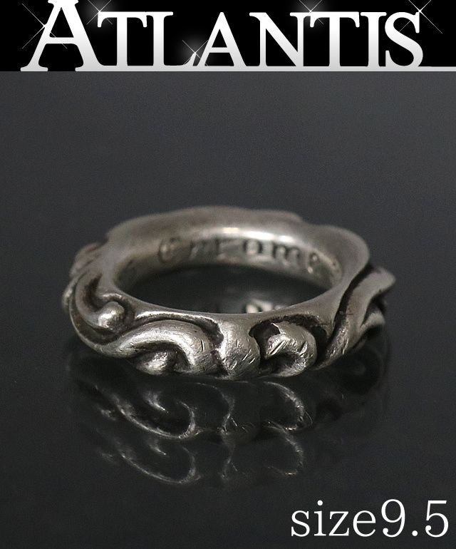 クロムハーツ CHROME HEARTS スクロールバンドリング10号