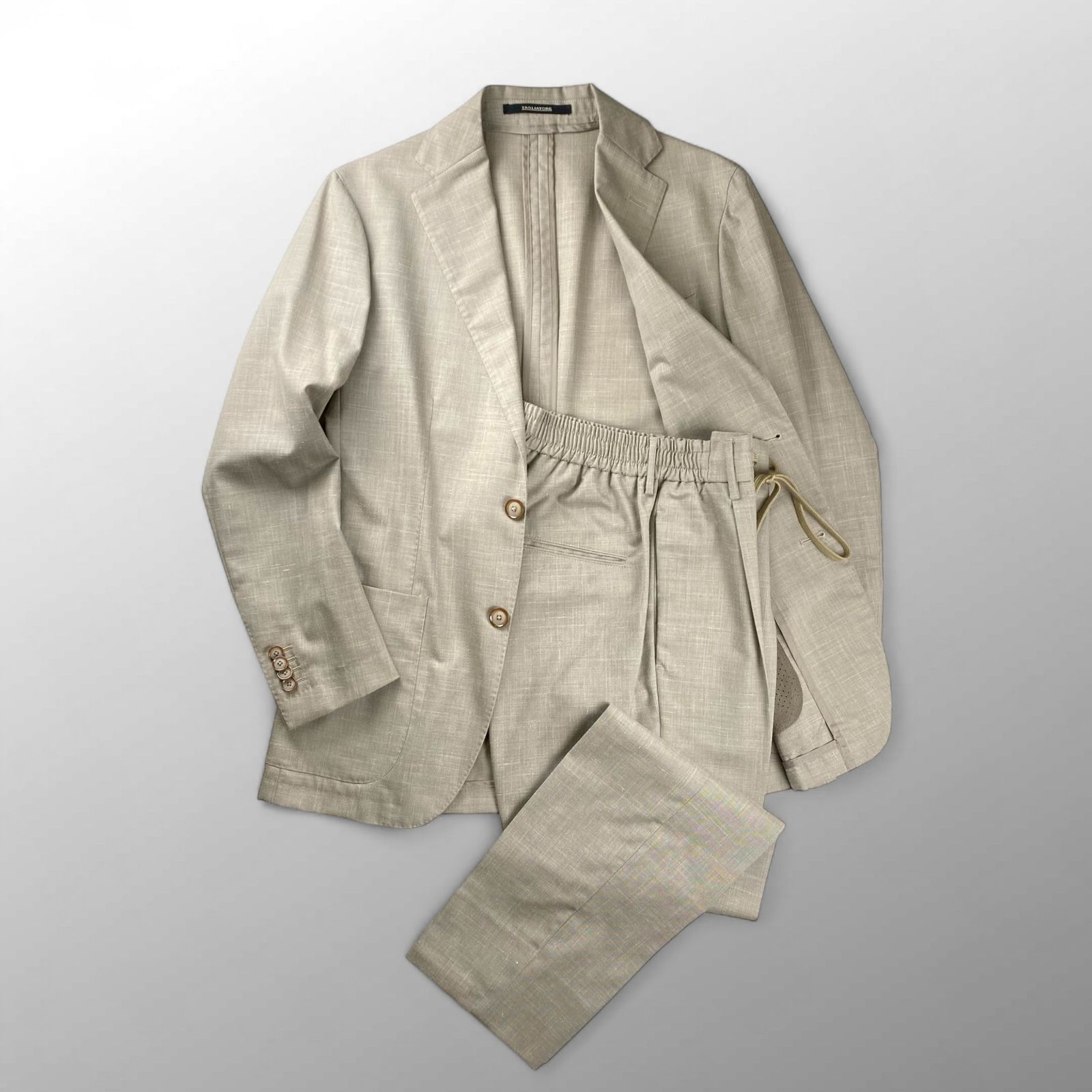 送料無料 通販  美品】 シルクMIX ダカール dakar / タリアトーレ TAGLIATORE スーツ