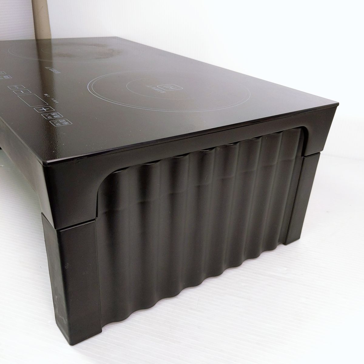 生活家電 【品】Sandoo 2口 クッキングヒーター IH 卓上コンロ 脚付き 