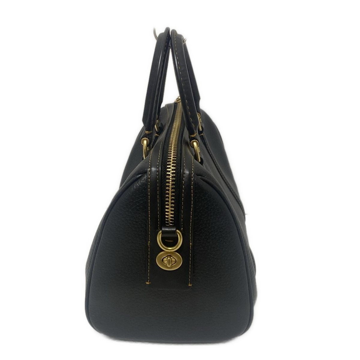 COACH(コーチ) ハンドバッグ美品 ルビー サッチェル 25 C8864 黒