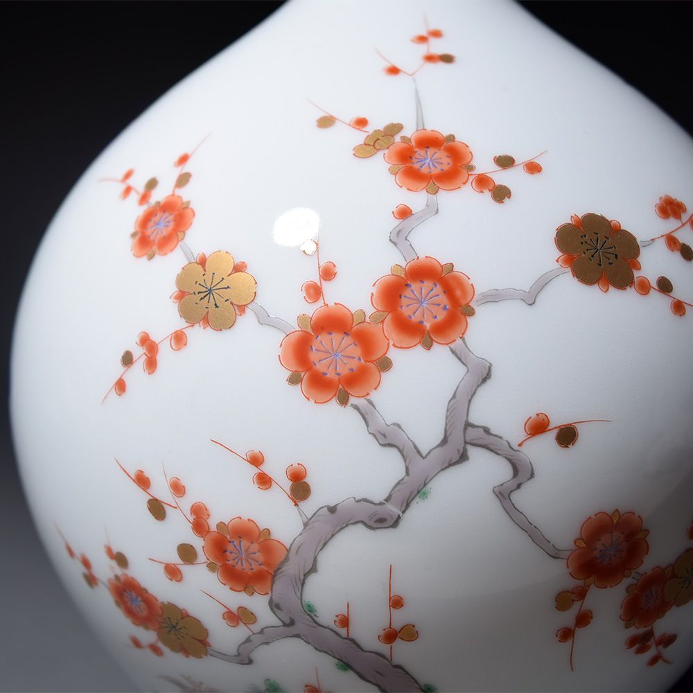 有田焼 深川製磁 宮内庁御用達 松竹梅 花瓶 花入れ 花生け