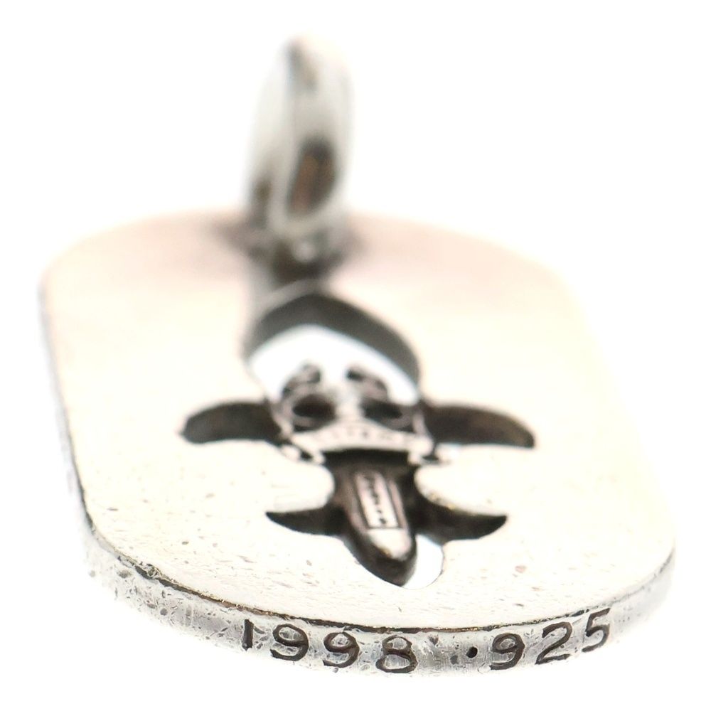 最短当日配送。 CHROME HEARTS クロムハーツ D TAG SML FLE DAG フ ダガードッグタグ スモールドッグタグ ネックレストップ シルバー 【海外販売】