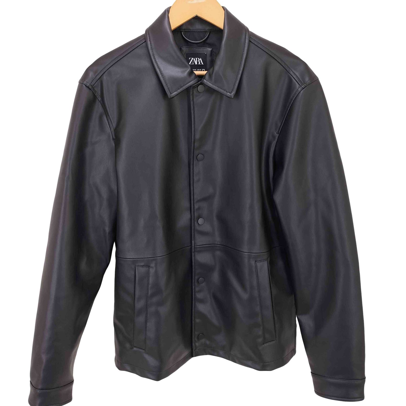 ZARA/ザラ/フェイクレザー/コーチジャケット ザラ ZARA FAKE LEATHER COACH JACKET フェイクレザー コーチ