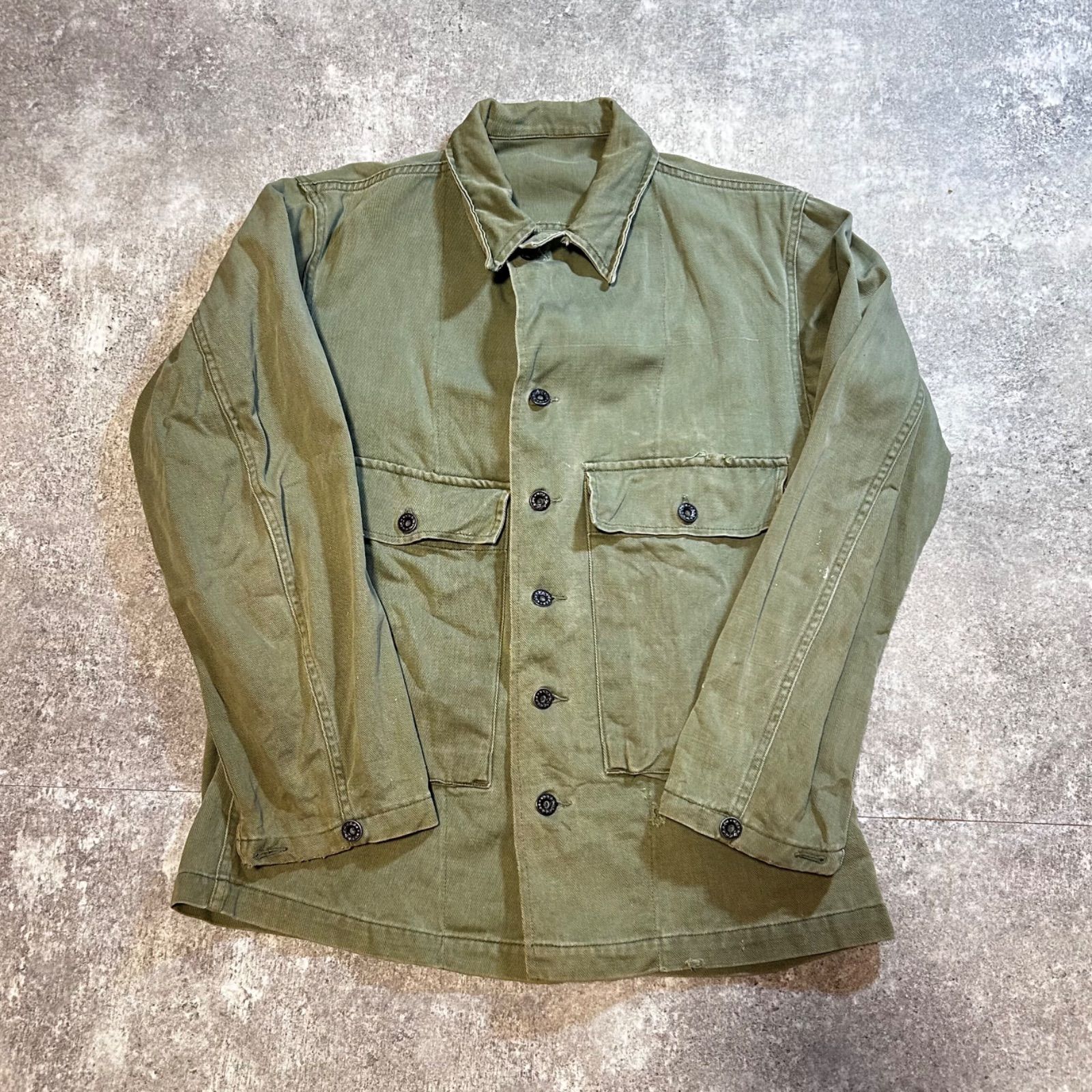 40's U.S.NAVY UTILITY JACKET C/T ネイビー ユーティリティ