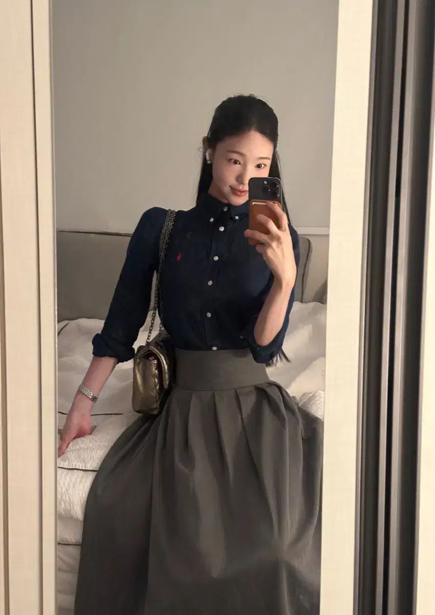 ルーリーキム rurikim ハイウエスト プリーツ スカート