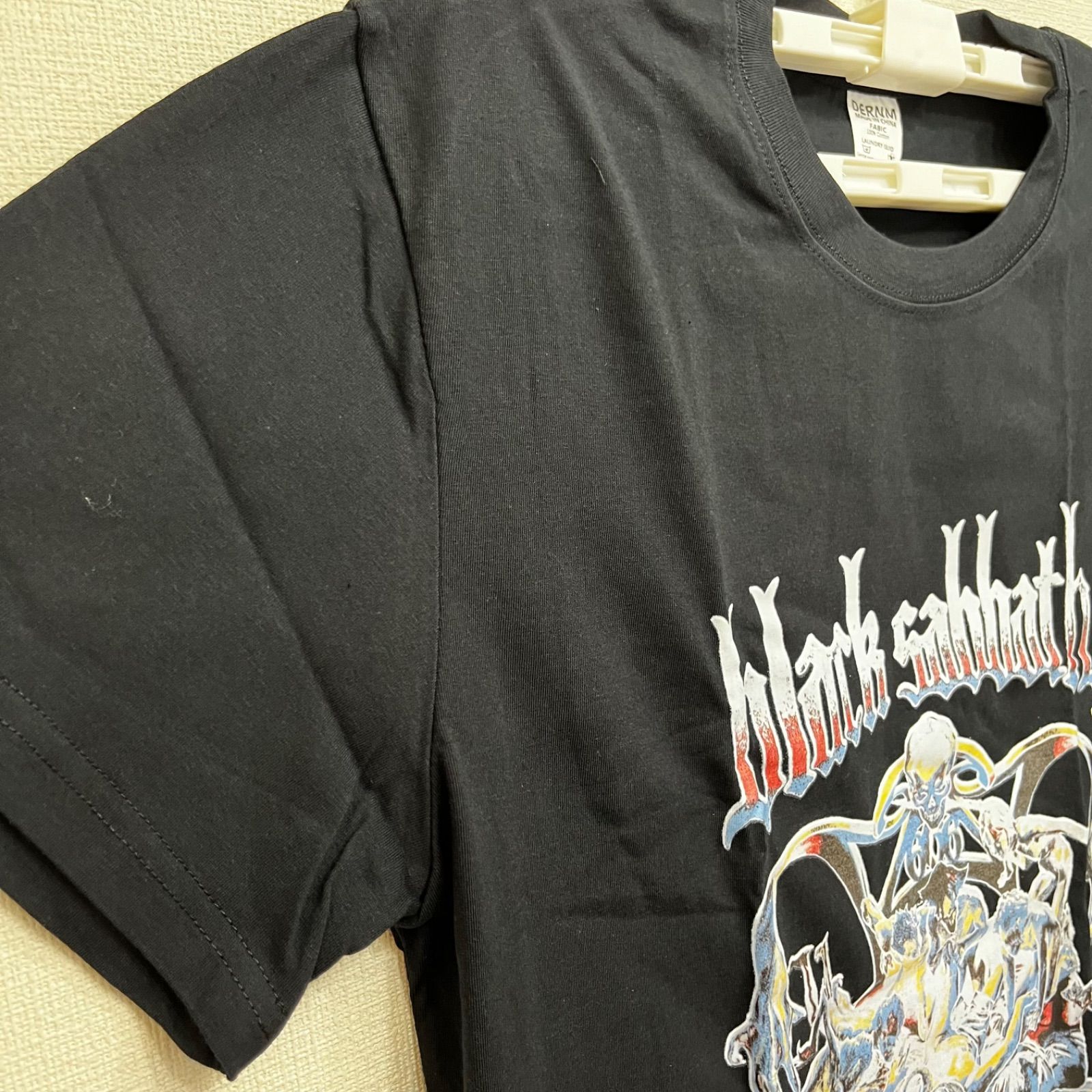 ブラック・サバス　シャツ　ミサイル　柄シャツ　ロックバンド BLACK SABBATHロックTシャツ メンズ バンドTシャツ メンズ BLACK