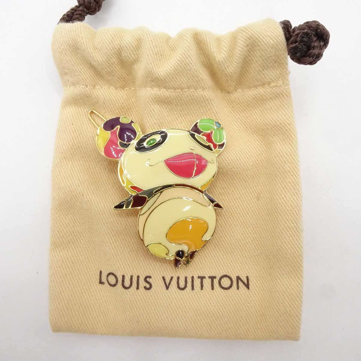 レディースルイ・ヴィトン 村上隆 コラボ ヘアピン パンダ バレッタ ヘアアクセサリー Louis Vuitton その他