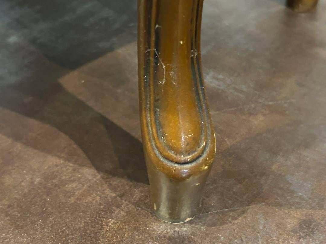 アンティーク　2段チェスト　ラウンドコンソール　クラシック　木彫　猫脚　GZ アンティーク 2段チェスト ラウンドコンソール クラシック 木彫