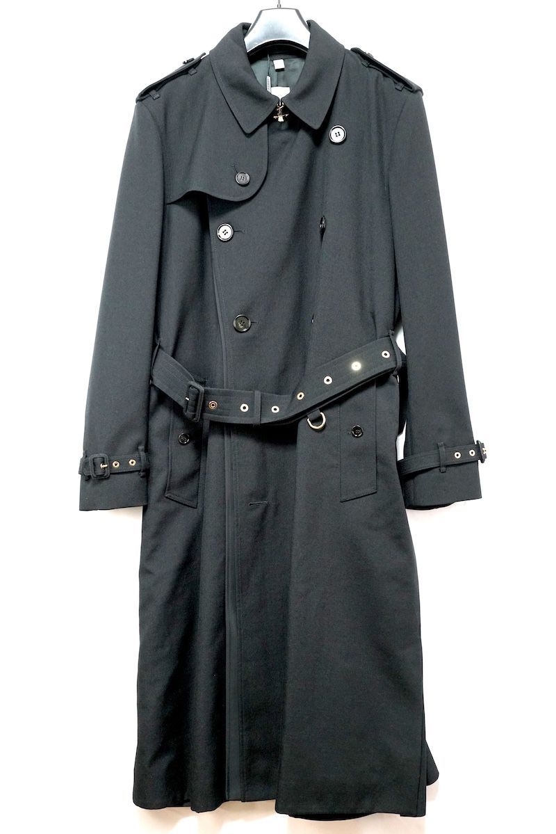 BURBERRY LONDON シングルトレンチコート 40 ブラック ベルト BURBERRY LONDON シングルトレンチコート 40 ブラック ベルト