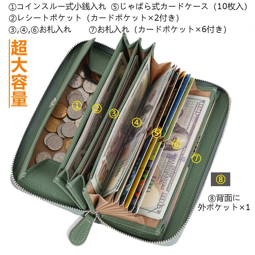 財布 レディース 長財布 レディース 本革 大容量 小銭入れ レディース 財布 お財布 さいふ レディース財布 レディース長財布 コインケース 財布  長財布 本革 l字ファスナー 財布 RFID防止 メルカリ