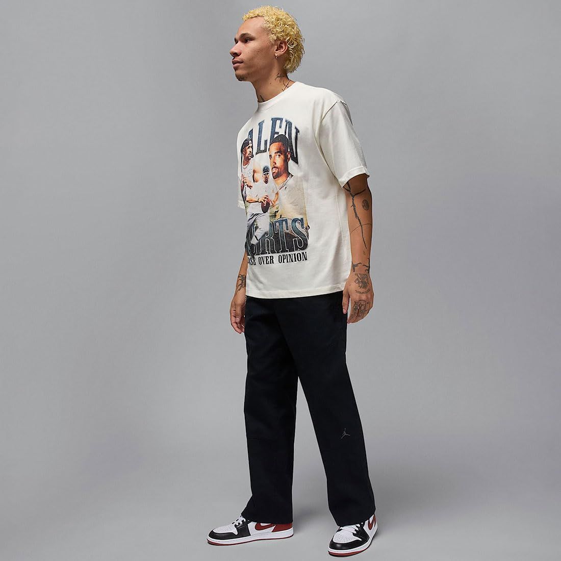  ナイキ エア ジョーダン 1 ミッド SE AIR JORDAN MID ホワイト ブラック ダークポニー HF 3216-102 26.5 cm その他 陸上競技