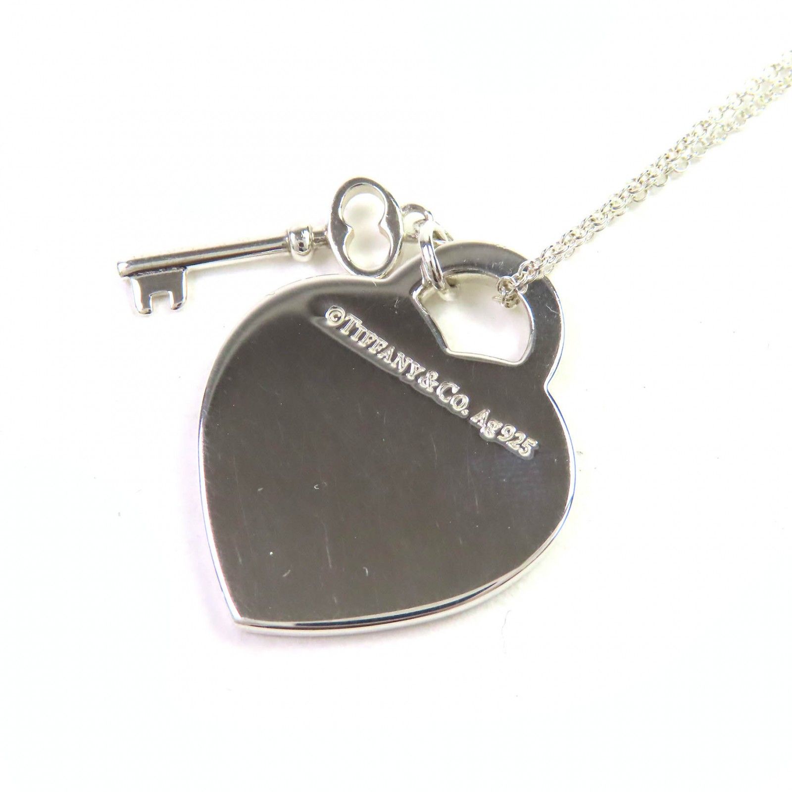 現行品極美品ティファニーネックレス（Ag925）45cm