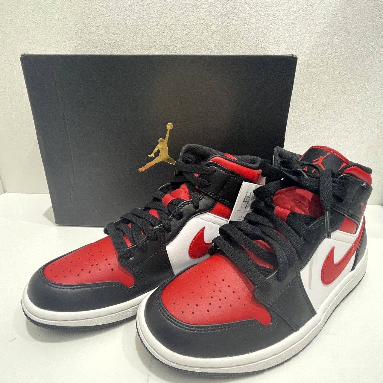☆NIKE ナイキ エアジョーダン1 MID スニーカー 554724 079 25cm 【未 