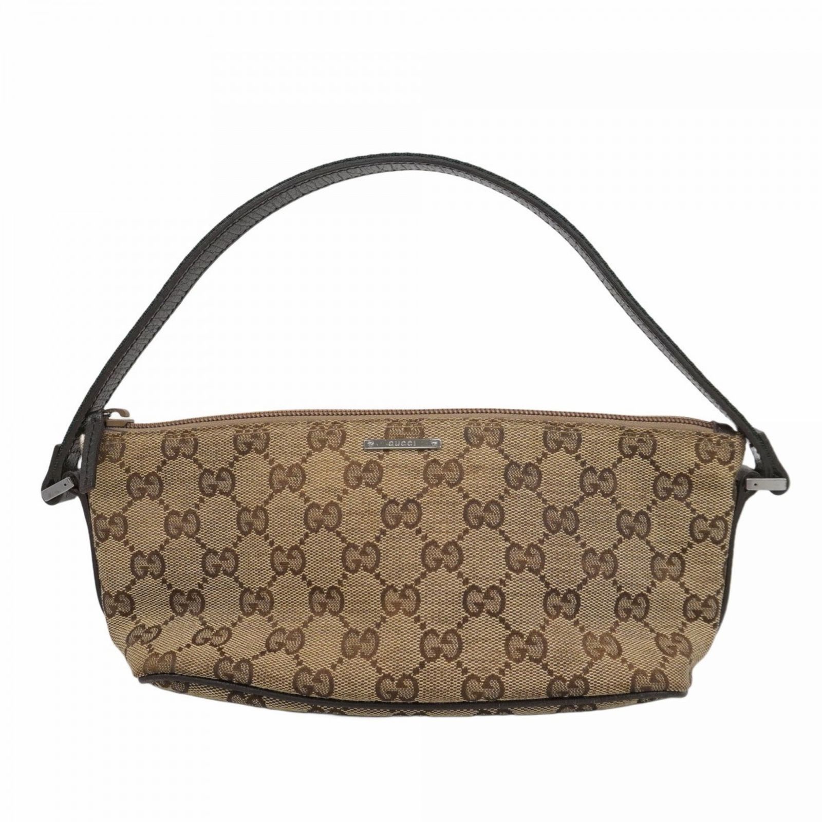 グッチ Gucci グッチ ポーチ GGキャンバス シェリーライン 141809 キャンバス ブラウン レディース