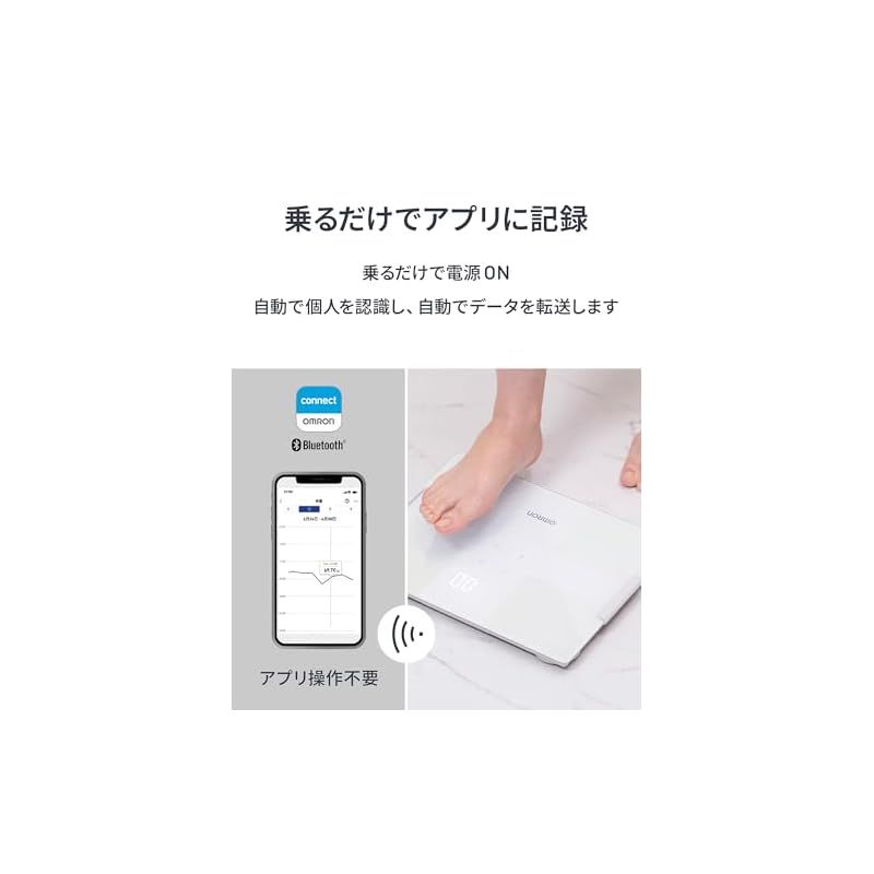 オムロン 体重 体組成計 カラダスキャン ホワイト KRD-503T-W