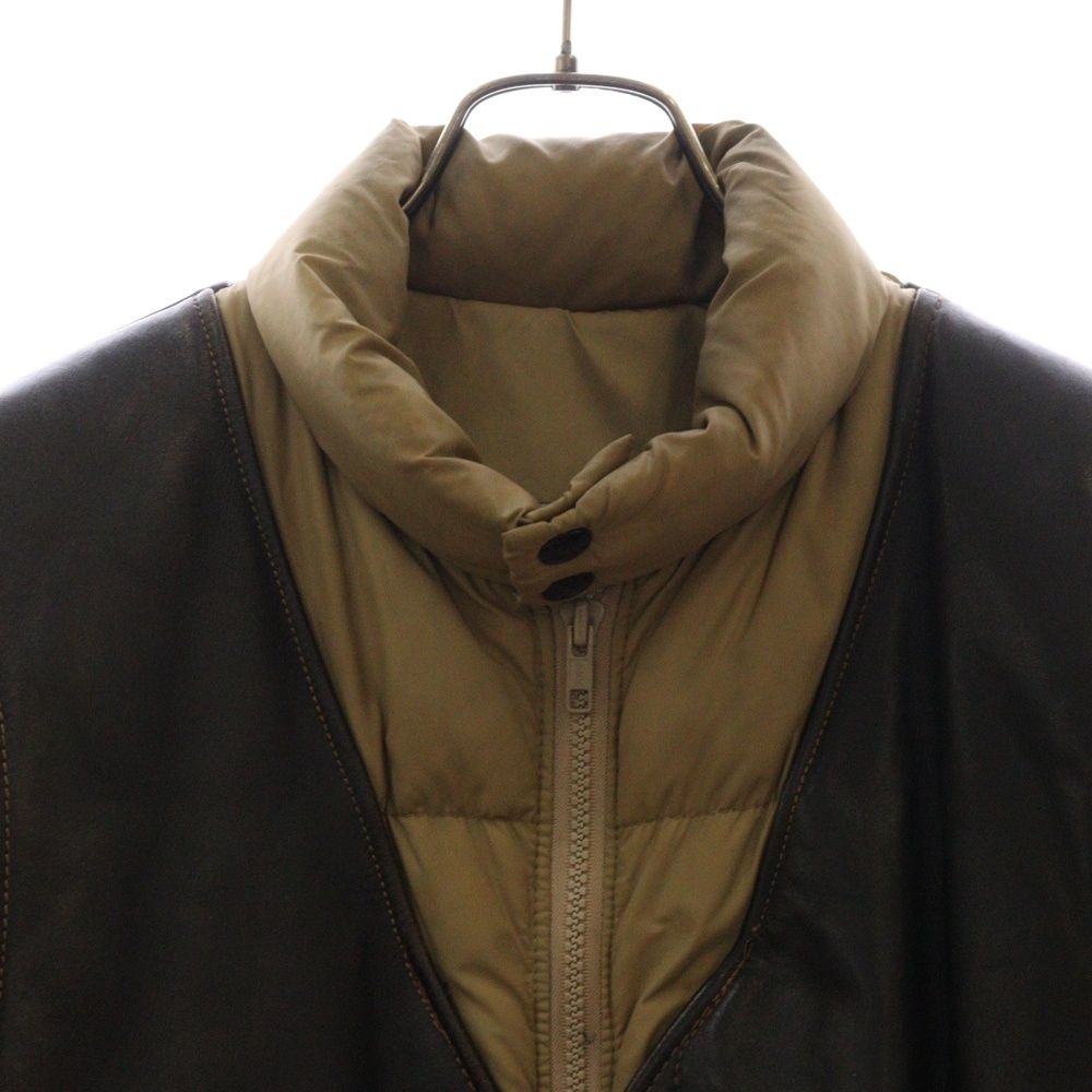 SCHOTT (ショット) 90S USA製 2WAY レザー ダウンベストジャケット