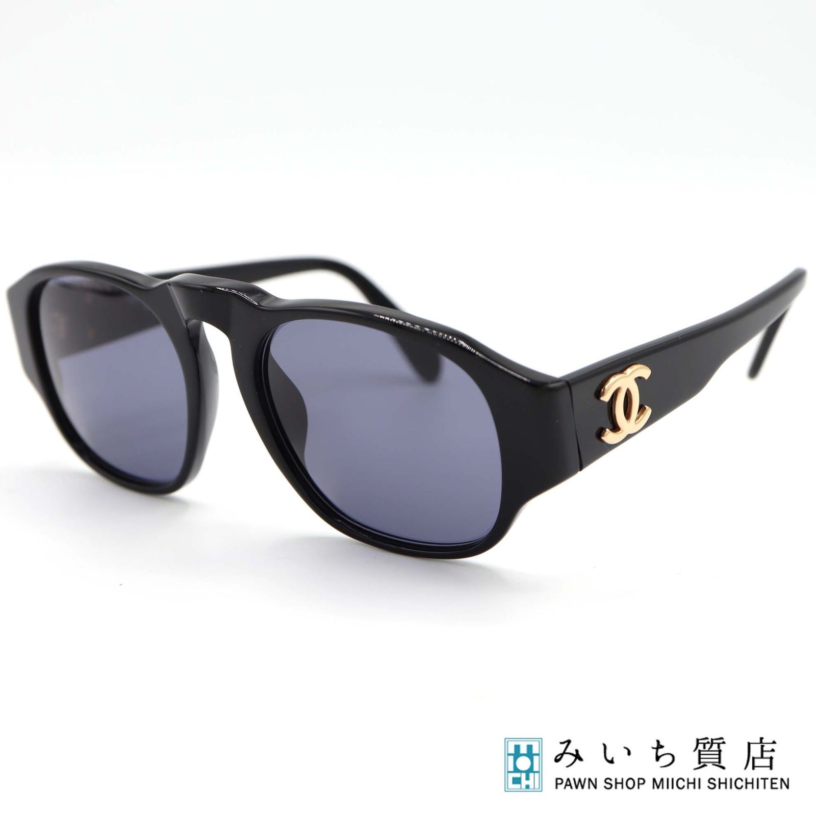 CHANEL シャネル サングラス ココマーク 01452 94305 ブラック アイウェア ケース付 M4080