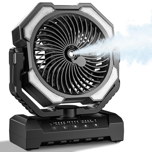 キャンプ 扇風機 20000mAh大容量 最大60時間連続使用 Type-C充電