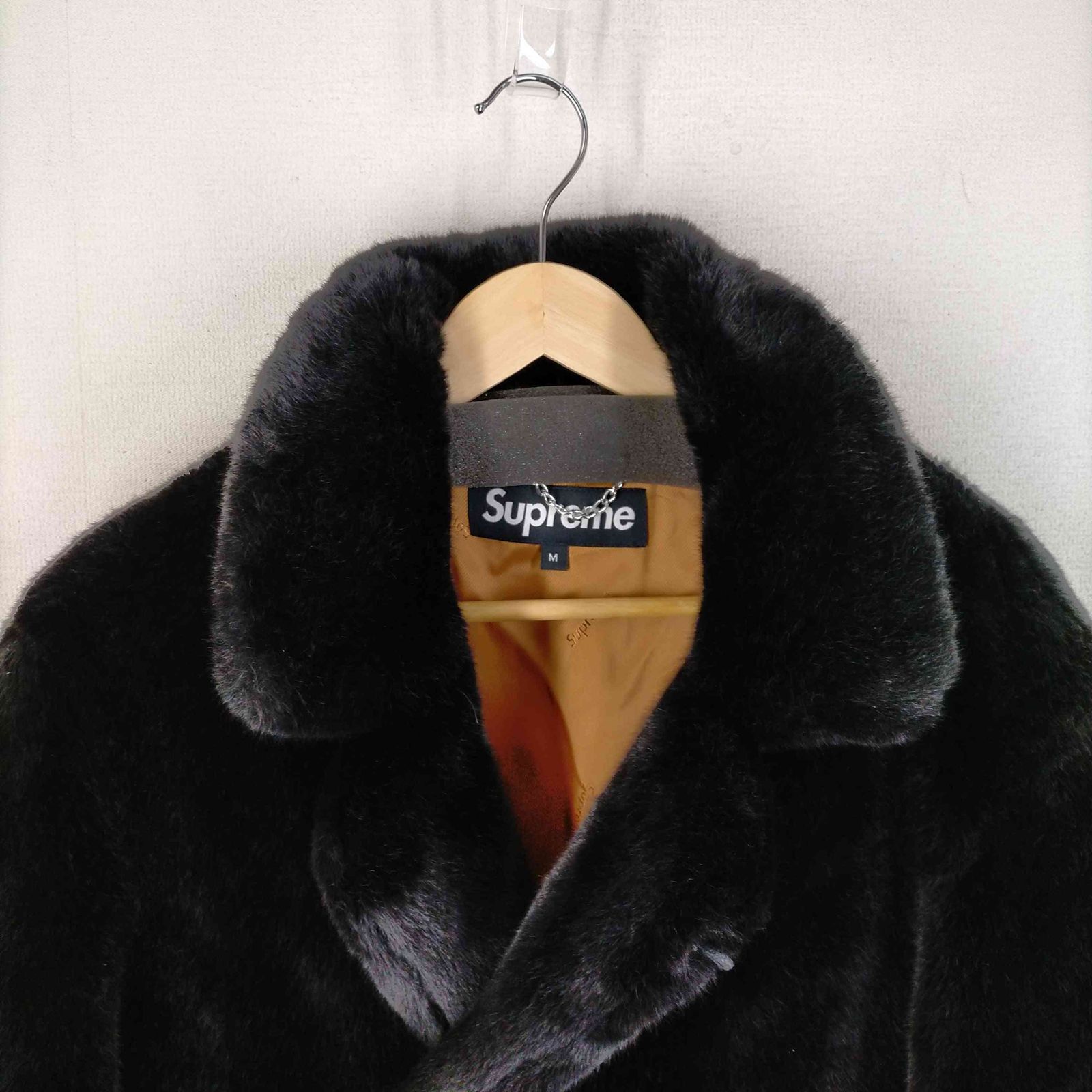 シュプリーム Supreme 16AW FauxFur Double Breasted Coat ファー