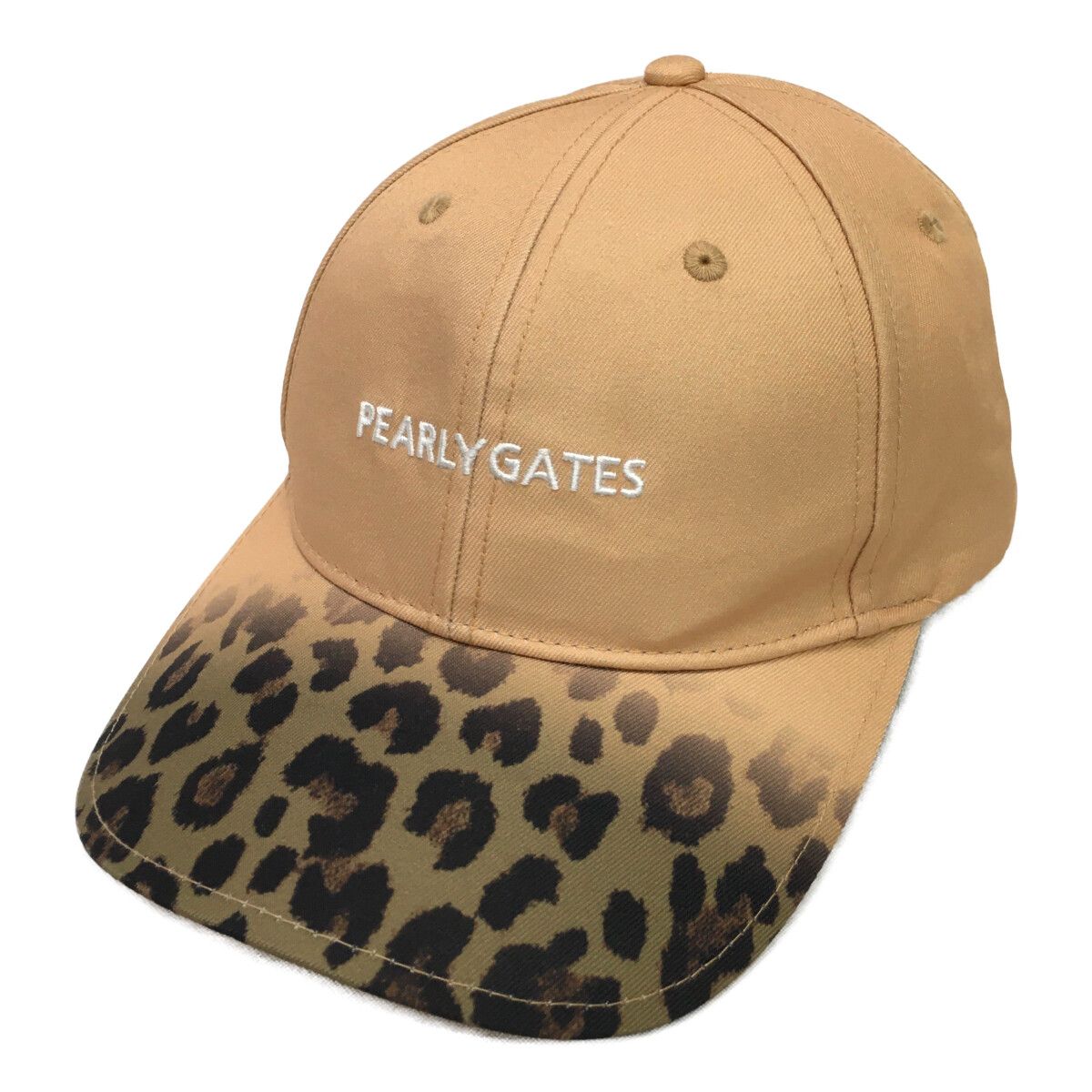 パーリーゲイツ PEARLY GATES キャップ フリー ブラウン系 グラデーション レオパード柄