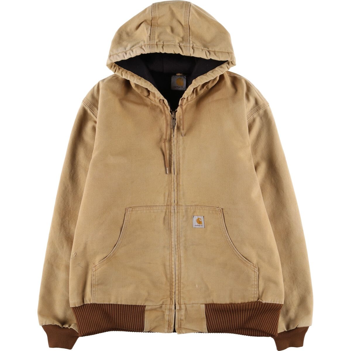 古着 カーハート Carhartt アクティブジャケット ダックフルジップパーカー メンズXL相当|eaa555322