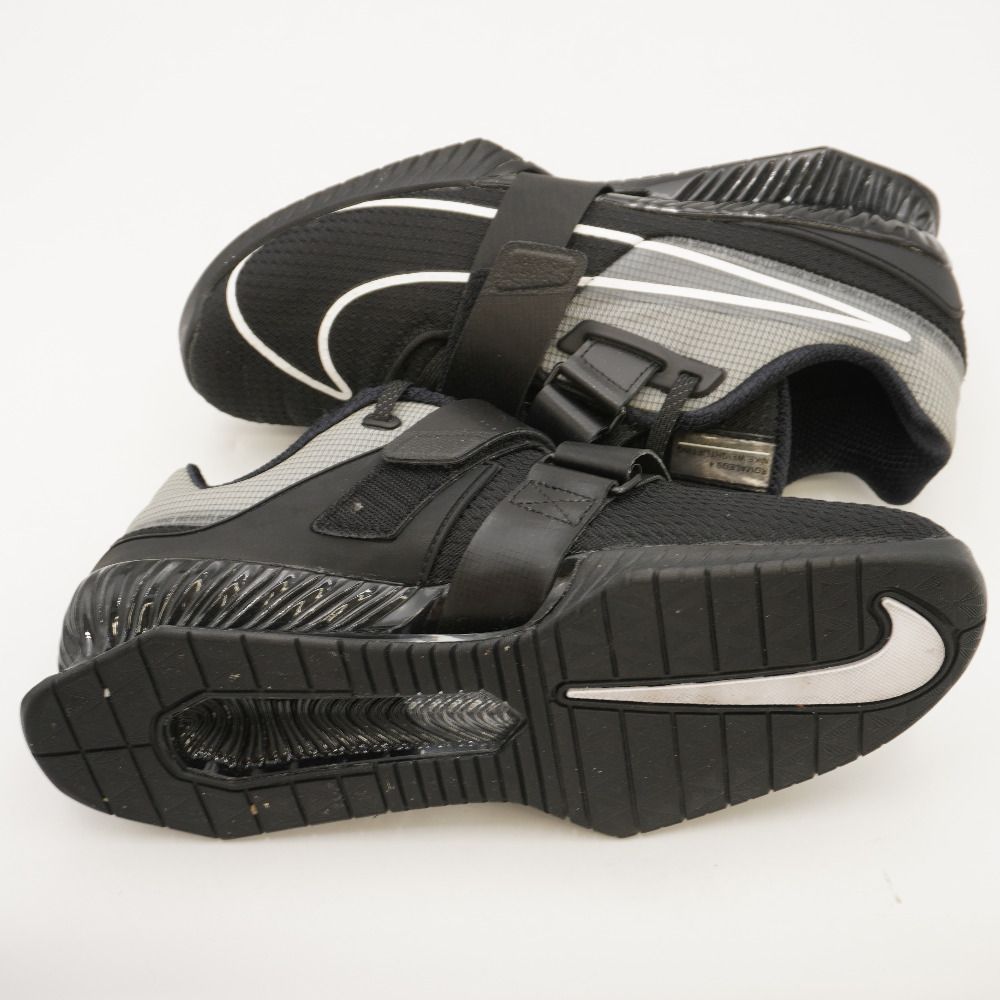 ナイキロマレオス4　ウェイトリフティングシューズ　27、5cm NIKE (ナイキ) Romaleos 4 ロマレオス4 ブラック×ホワイト 27.5