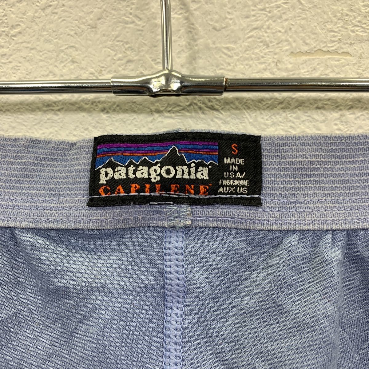 patagonia インナーパンツ W24 パタゴニア パープル アウトドア キャプリーン Sサイズ 古着卸 アメリカ仕入 2307-397