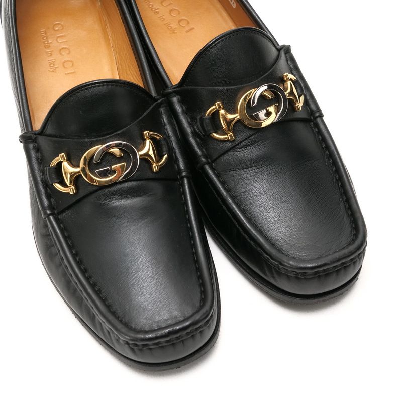 GUCCI グッチ ローファー サイズ7.5 インターロッキングG ロゴ  