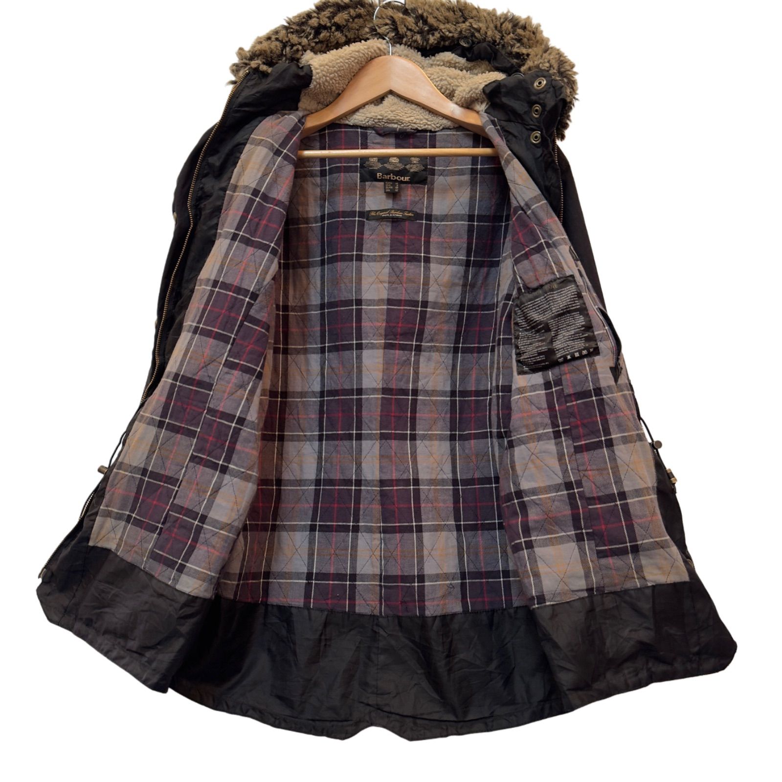 バブアー Barbour ファージャケット Mサイズ (表記UK12) KELSALL 