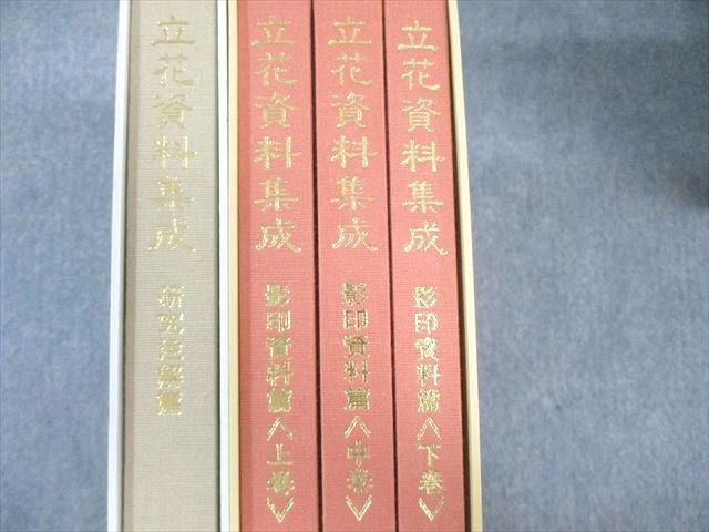 東京美術 柳原書店 立花資料集成 原色覆刻本 影印資料篇 研究注解篇 1987 計7冊 190L4D