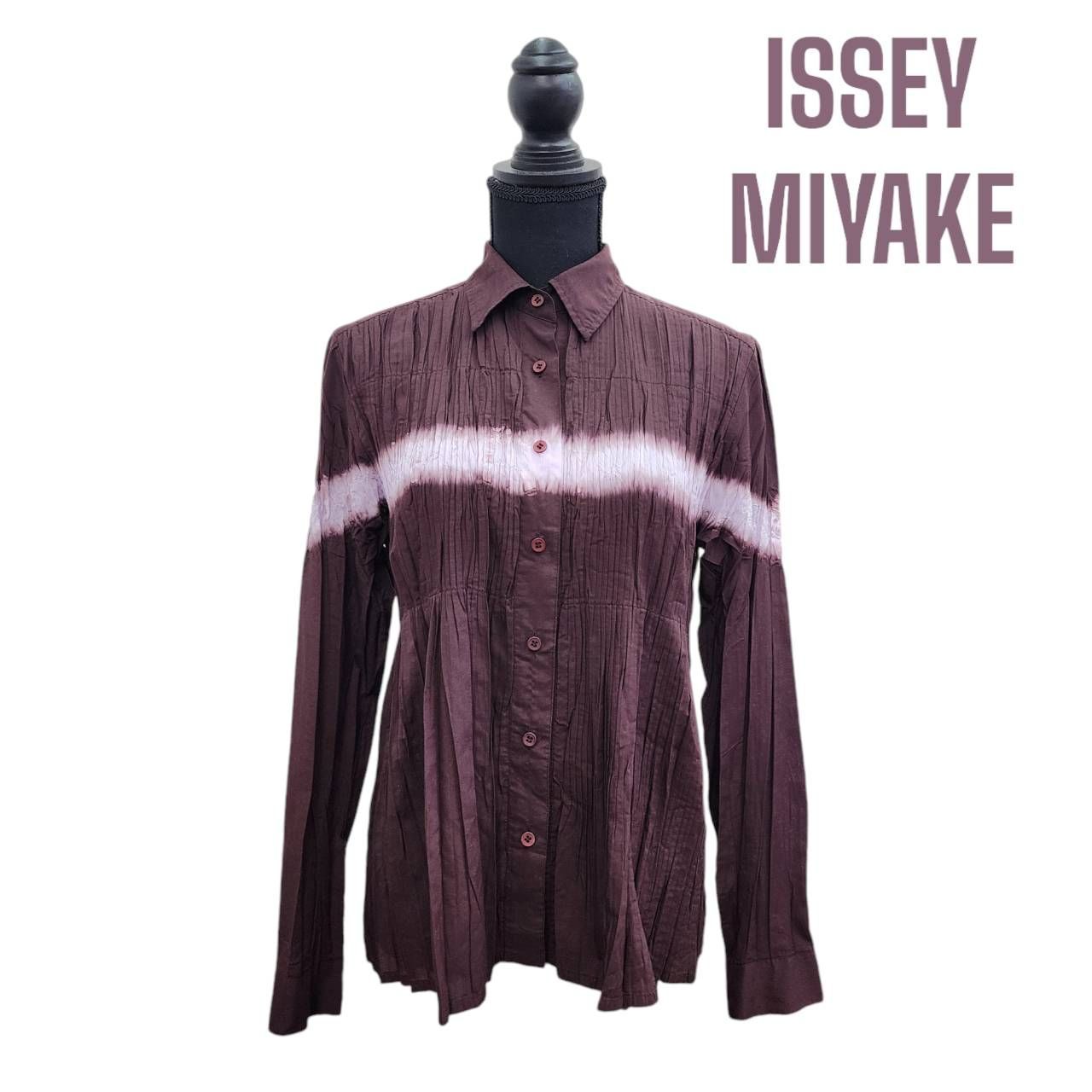 ISSEY MIYAKE パープル 長袖トップス