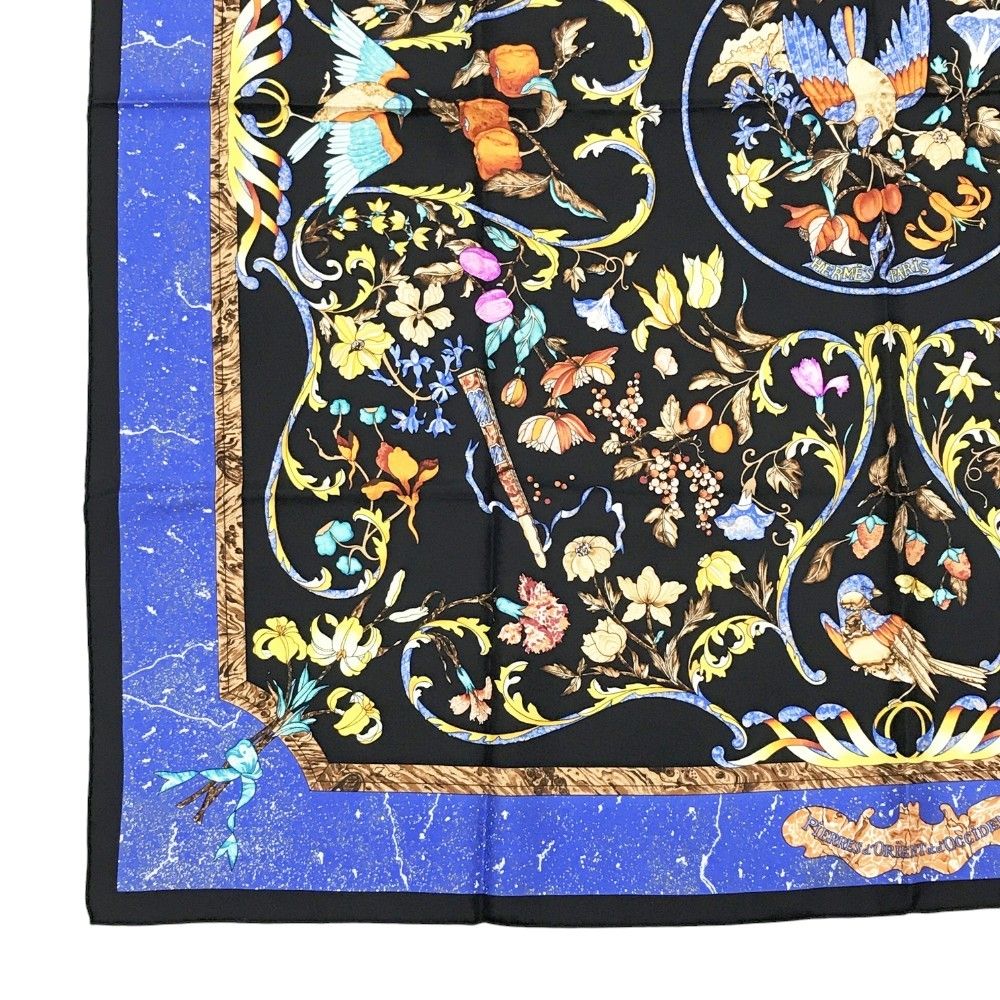HERMES エルメス カレ90 PIERRES d' ORIENT et OCCIDENT 東洋の