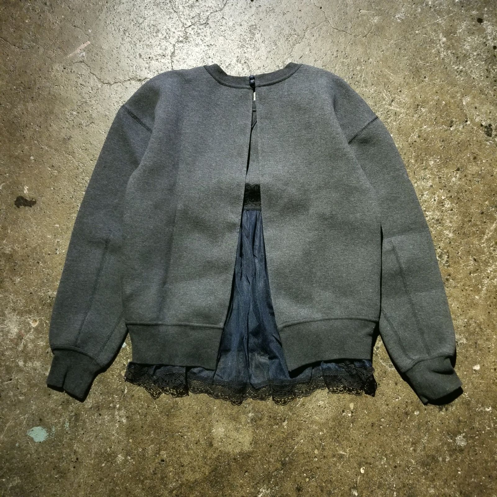 sacai × NIKE Tech Fleece Lace Tops XS サカイ ナイキ テックフリース