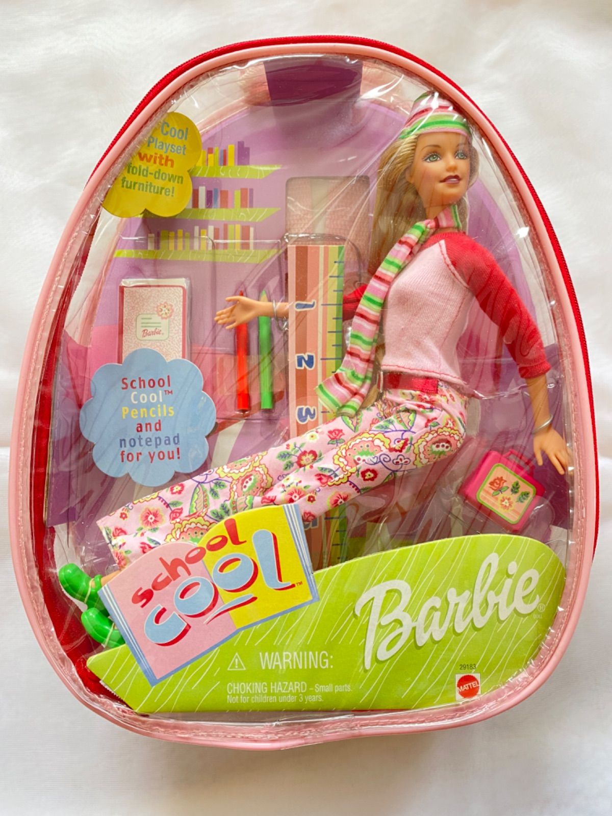 Barbie doll Barbie school cool backpack