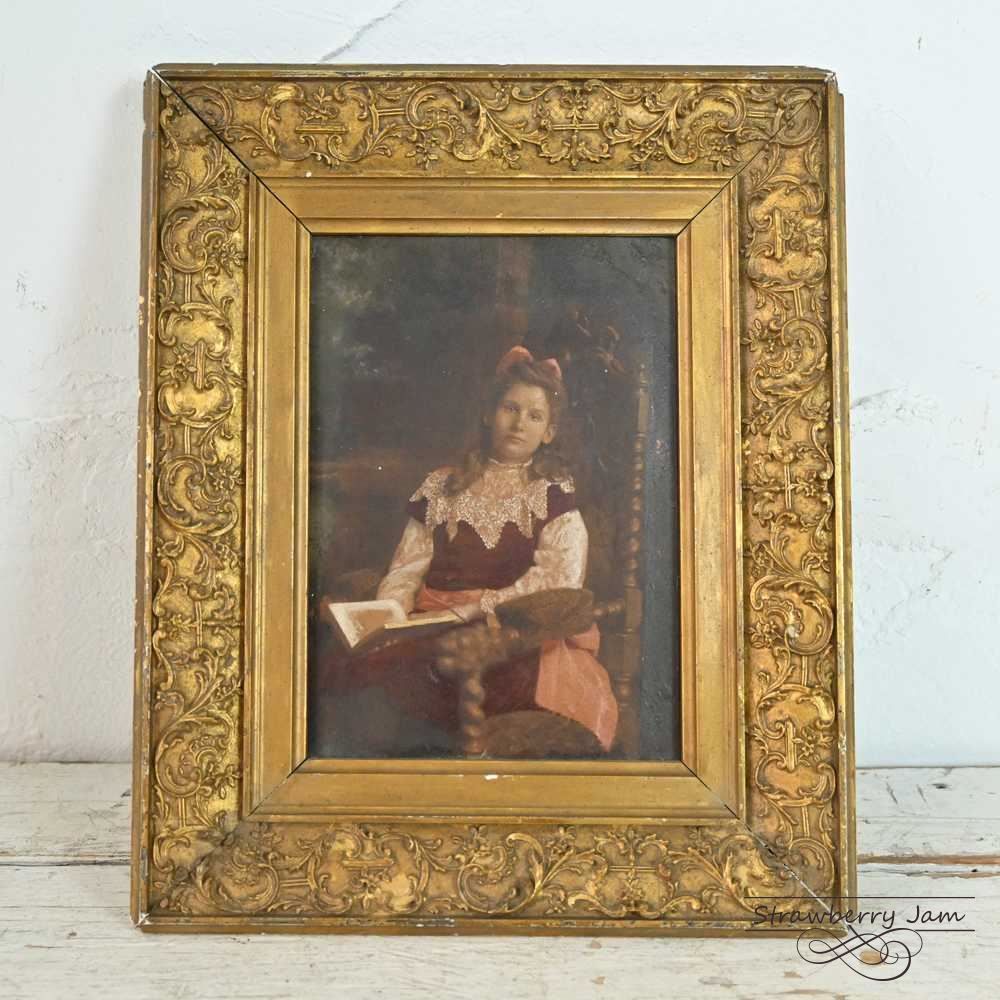 アンティーク　額縁　フランス　イギリス フランスアンティーク 木製 額縁 フレーム | minon antiques