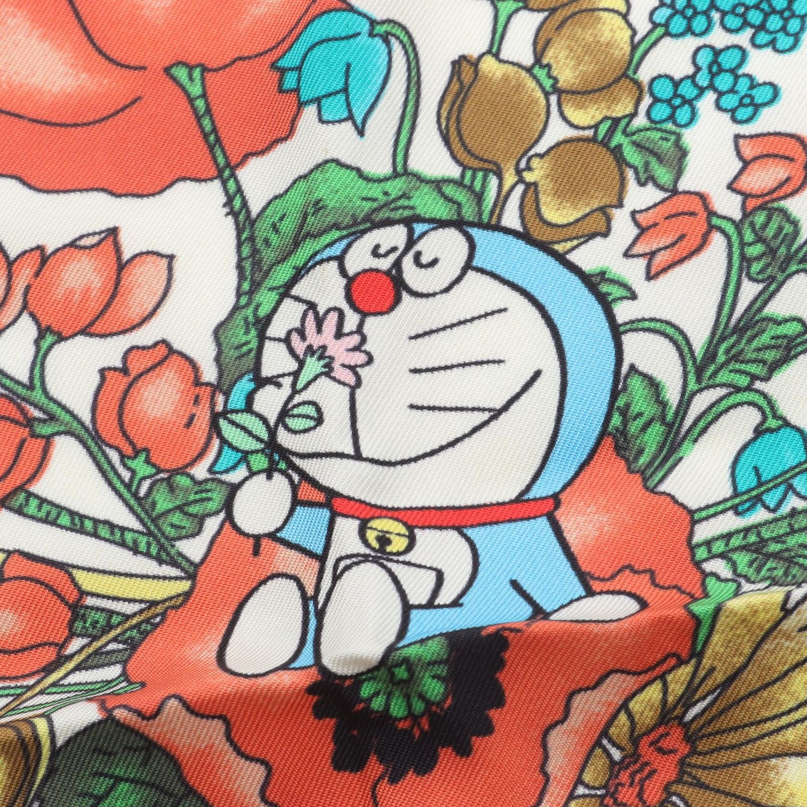 【未使用】GUCCI　スカーフ　ドラえもん　GG柄　大判スカーフ 2025年最新】ドラえもん gucci スカーフの人気アイテム - メルカリ