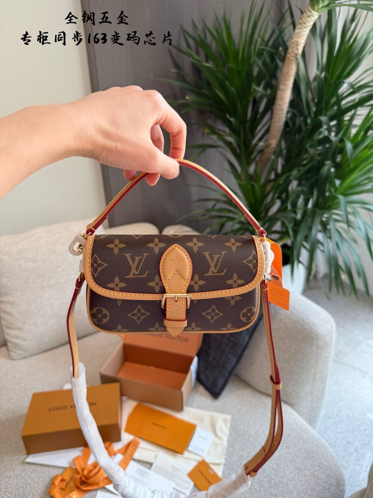 今日特価】LV Nano Diane Monogram Canvas Mini Bag ルイ