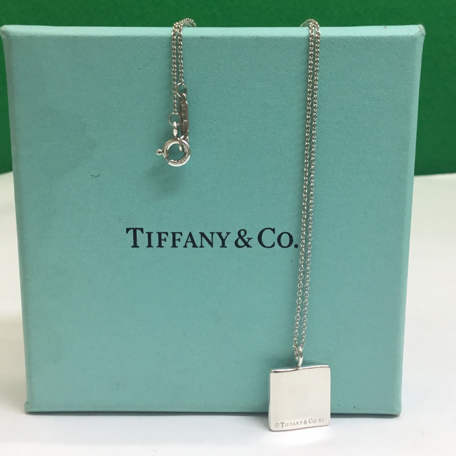 2239-1　保存箱、袋付き✨Tiffany ネックレス　ノーツ　ハート Tiffany & Co. ハート型ネックレス
