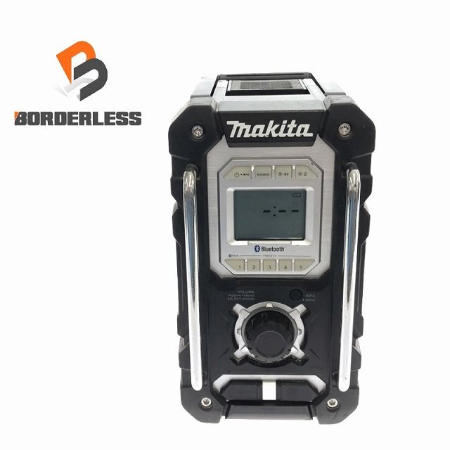 ☆中古動作品☆ makita マキタ 7.2V-18V 充電式ラジオ MR108B 黒