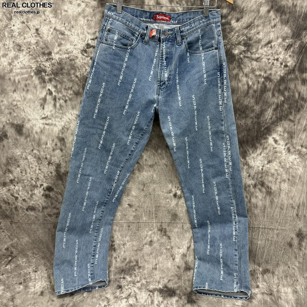 Supreme/シュプリーム【20AW】Logo Stripe Jacquard Regular Jean/ロゴ ...