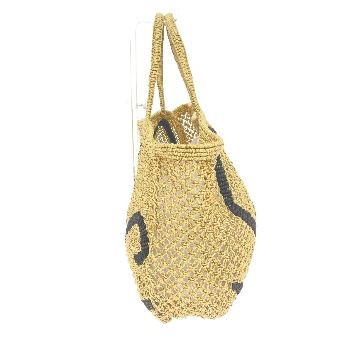 THE JACKSONS ジャクソンズ かごバッグ ハンドバッグ ベージュ