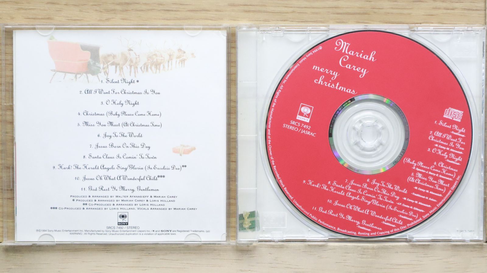[海外プロモ盤] マライア・キャリー　「O HOLY NIGHT」1曲のみのCD Mariah Carey – O Holy Night – CD (Single, Promo), 1996