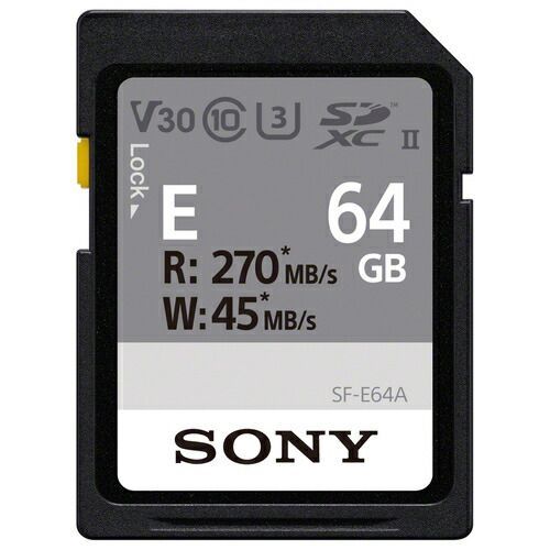 SDXCカード64GB SF-E64ASF-E64A ソニー メーカー取寄品のため 返品キャンセル不可