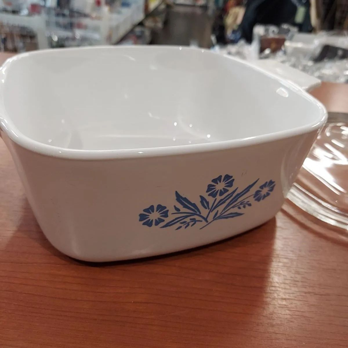CORNING WARE コーニングウェア 蓋付き キャセロール ブルーフラワー