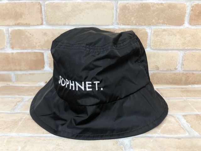 【中古】 SOPHNET. ソフネット LIMONTA NYLON BUCKET HAT(SOPH-220008) ブラック  111402571