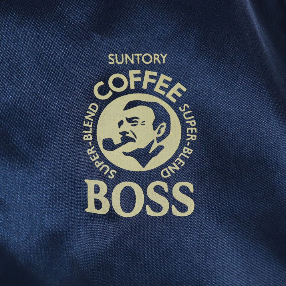サントリーオリジナルデザイン BOSS ナイロン スタジャン ネイビー