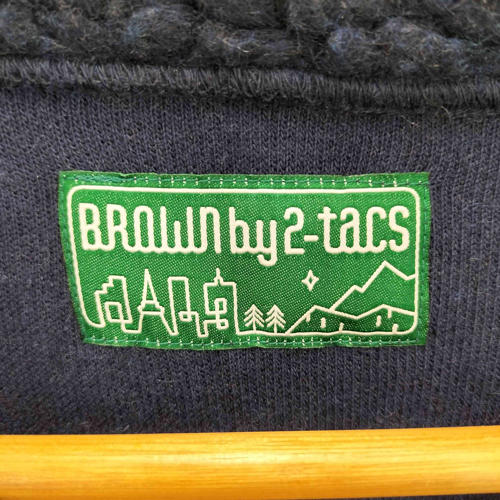 ブラウンバイツータックス BROWN by 2-tacs Mixed wool pile fleece 