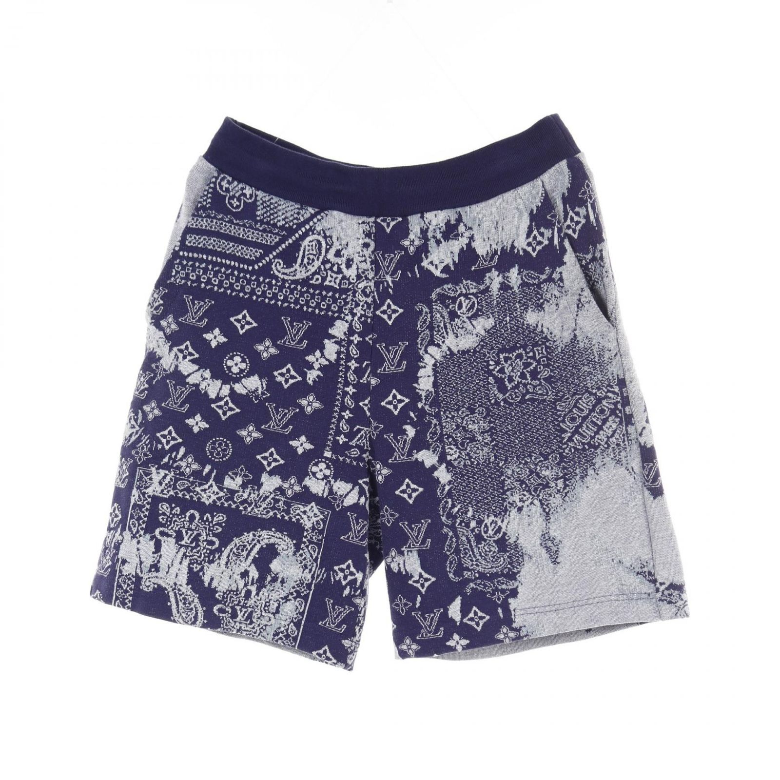 ルイ ヴィトン LOUIS VUITTON パンツ モノグラムバンダナ RM222M N31 HNY27W コットン ショートパンツ メンズ Used A
